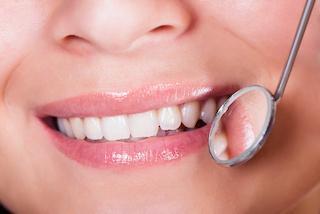 close up of dental exam l dentist in bloomington in